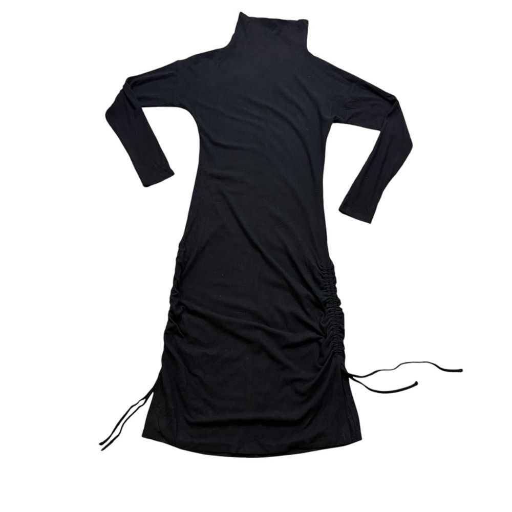 Brand new with Tags Anthro Saturday Sunday Brand Black Ribbed Dress Size Small